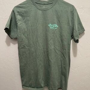 Brixton Supply Co olive green tshirt M